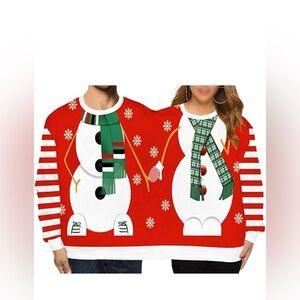 Christmas Sweater-Mens Ugly Christmas Sweater-Christmas Couple Onesies